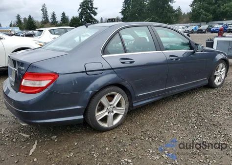 2011 Mercedes-Benz C-Class from USA, damaged, VIN WDDGF8BBXBR165665